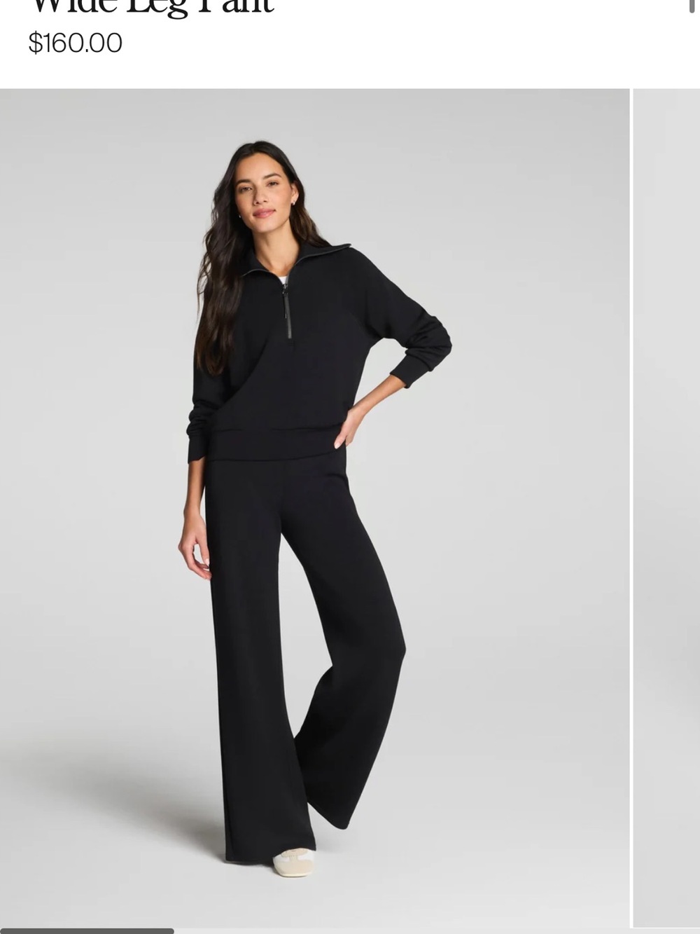 Spanx air essentials Women’s Wide-Leg Pants in Black